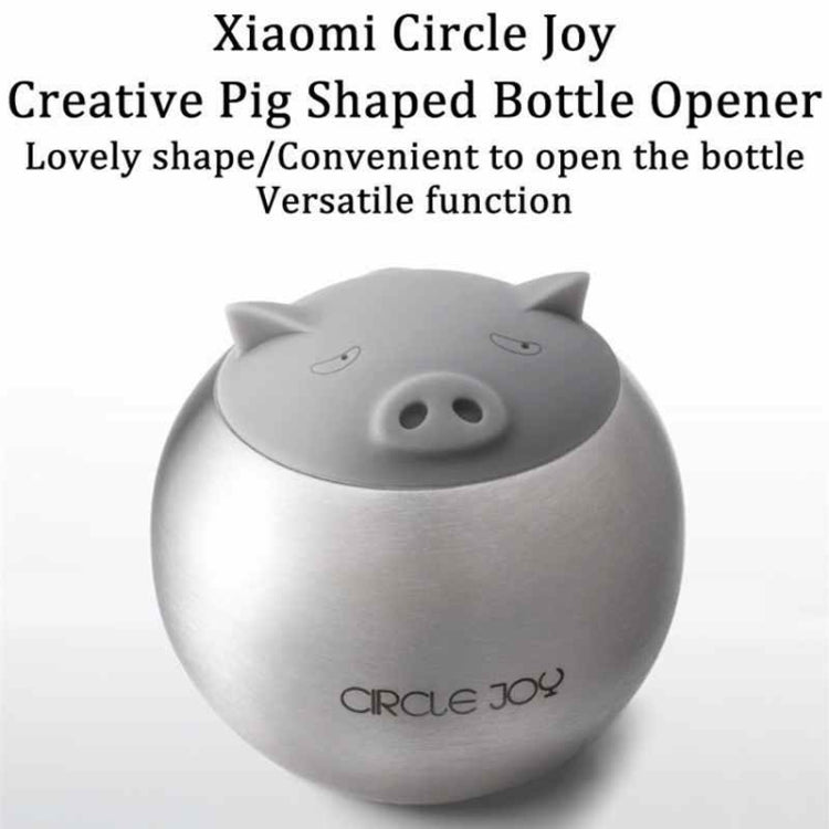 Original Xiaomi Youpin Circle Joy Creative Pig Shaped Bottle Opener(Silver) - Openers by Xiaomi | Online Shopping South Africa | PMC Jewellery | Buy Now Pay Later Mobicred