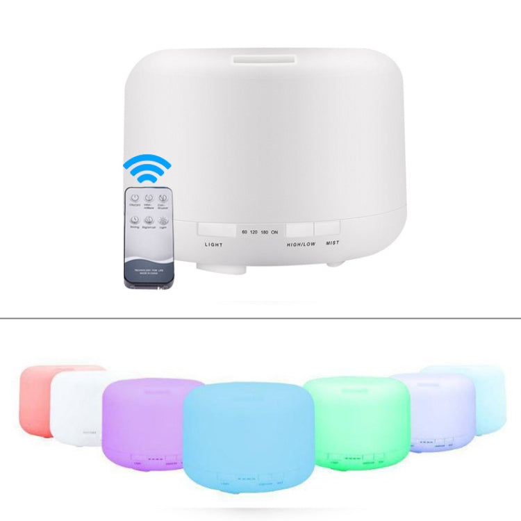 T500 Remote Control Clear White Air Humidifier Automatic Alcohol Sprayer Essential Oil Diffuser Ultrasonic Mist Maker Ultrasonic Aroma Diffuser Atomizer Color LED, Capacity: 500ml, DC 24V, US Plug - Air Purifiers & Accessories by PMC TechLife | Online Shopping South Africa | PMC TechLife | Buy Now Pay Later Mobicred