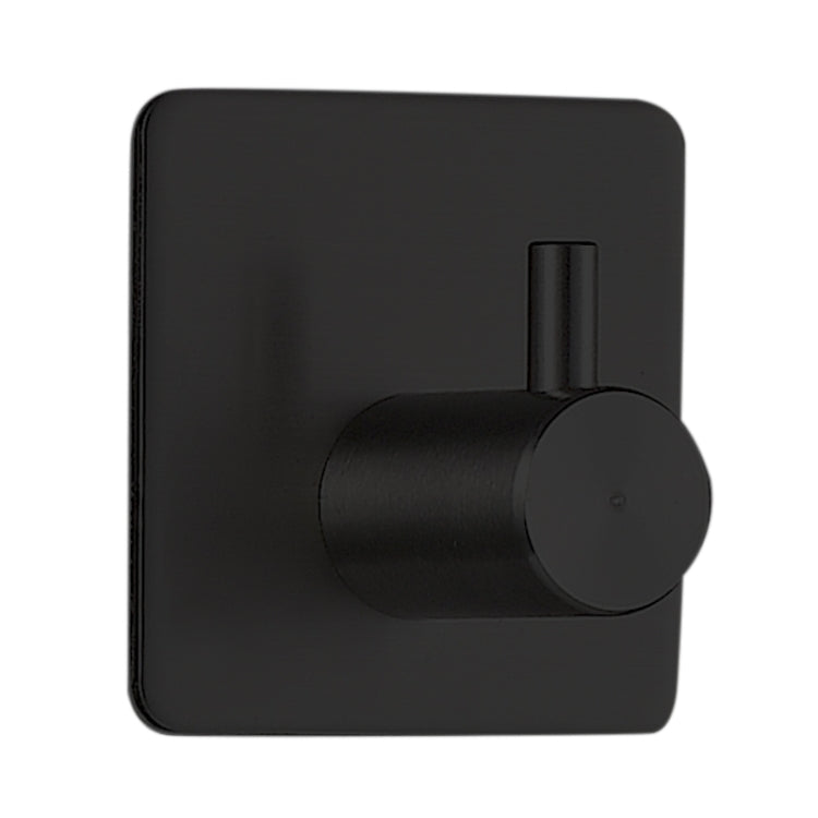Stainless Steel Cylinder Hanger Bathroom Non-perforated Storage Clothes Hook, Size:14mm (Black) - Hook by PMC TechLife | Online Shopping South Africa | PMC TechLife | Buy Now Pay Later Mobicred