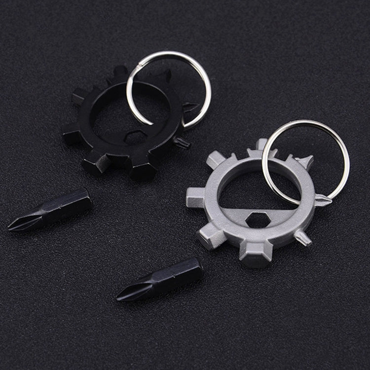 Multi-function Portable Outdoor Key Chain Screwdriver Bicycle Repair Tools(Black) - Emergency Tools by PMC TechLife | Online Shopping South Africa | PMC TechLife | Buy Now Pay Later Mobicred