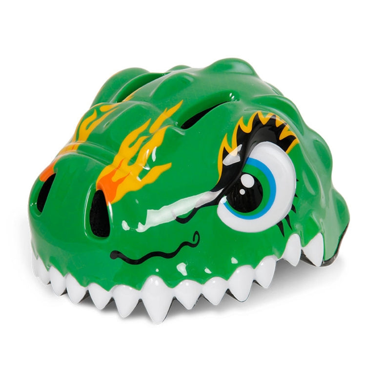 XINTWON TKXTTKKL Cute Cartoon Dinosaur Safety Cycling Helmet Bicycle Riding Helmet Protector for Children, Free Size(Green) - Protective Helmet & Masks by PMC Jewellery | Online Shopping South Africa | PMC Jewellery | Buy Now Pay Later Mobicred