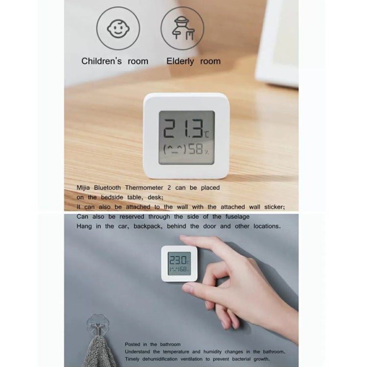Original Xiaomi Mijia Bluetooth Temperature and Humidity Thermometer 2 - Thermostat & Thermometer by Xiaomi | Online Shopping South Africa | PMC TechLife | Buy Now Pay Later Mobicred