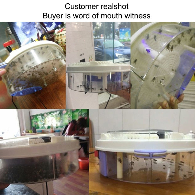 Electric Rotary Fly Catcher Flytrap Mosquito Killer Repellent, US Plug - Repellents by PMC TechLife | Online Shopping South Africa | PMC TechLife