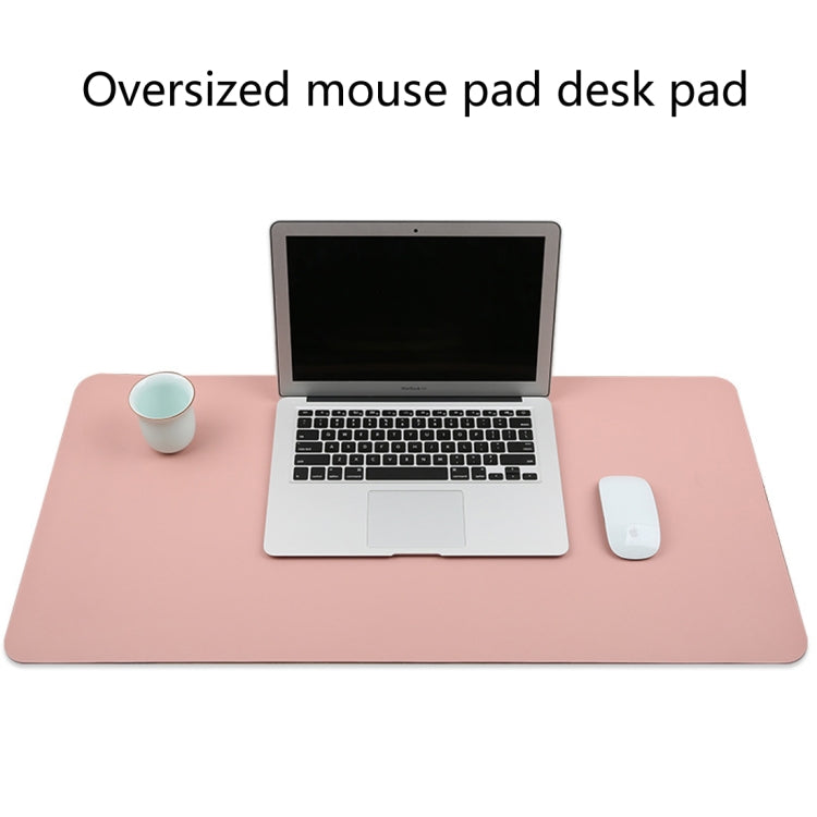 Multifunction Business PU Leather Mouse Pad Keyboard Pad Table Mat Computer Desk Mat, Size: 60 x 30cm(Sapphire Blue) - Desk Pads by PMC Jewellery | Online Shopping South Africa | PMC Jewellery