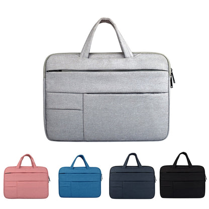 Universal Multiple Pockets Wearable Oxford Cloth Soft Portable Leisurely Handle Laptop Tablet Bag, For 12 inch and Below Macbook, Samsung, Lenovo, Sony, DELL Alienware, CHUWI, ASUS, HP (Grey) - 12.1 inch by PMC Jewellery | Online Shopping South Africa | PMC Jewellery | Buy Now Pay Later Mobicred