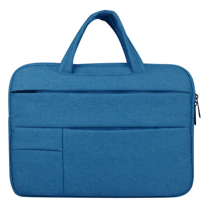 Universal Multiple Pockets Wearable Oxford Cloth Soft Portable Leisurely Handle Laptop Tablet Bag, For 13.3 inch and Below Macbook, Samsung, Lenovo, Sony, DELL Alienware, CHUWI, ASUS, HP (Blue) - 13.3 inch by PMC Jewellery | Online Shopping South Africa | PMC Jewellery | Buy Now Pay Later Mobicred