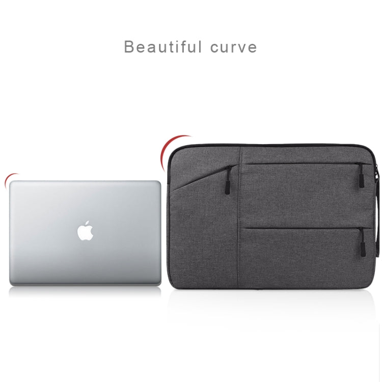 Universal Multiple Pockets Wearable Oxford Cloth Soft Portable Simple Business Laptop Tablet Bag, For 12 inch and Below Macbook, Samsung, Lenovo, Sony, DELL Alienware, CHUWI, ASUS, HP(Black) - 12.1 inch by PMC Jewellery | Online Shopping South Africa | PMC Jewellery | Buy Now Pay Later Mobicred