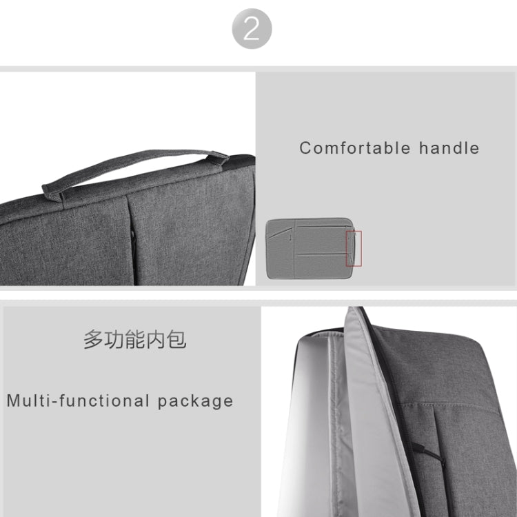 Universal Multiple Pockets Wearable Oxford Cloth Soft Portable Simple Business Laptop Tablet Bag, For 12 inch and Below Macbook, Samsung, Lenovo, Sony, DELL Alienware, CHUWI, ASUS, HP(Black) - 12.1 inch by PMC Jewellery | Online Shopping South Africa | PMC Jewellery | Buy Now Pay Later Mobicred
