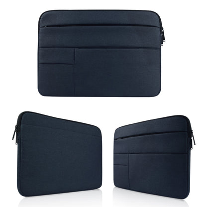 Universal Multiple Pockets Wearable Oxford Cloth Soft Portable Leisurely Laptop Tablet Bag, For 12 inch and Below Macbook, Samsung, Lenovo, Sony, DELL Alienware, CHUWI, ASUS, HP (navy) - 12.1 inch by PMC Jewellery | Online Shopping South Africa | PMC Jewellery | Buy Now Pay Later Mobicred