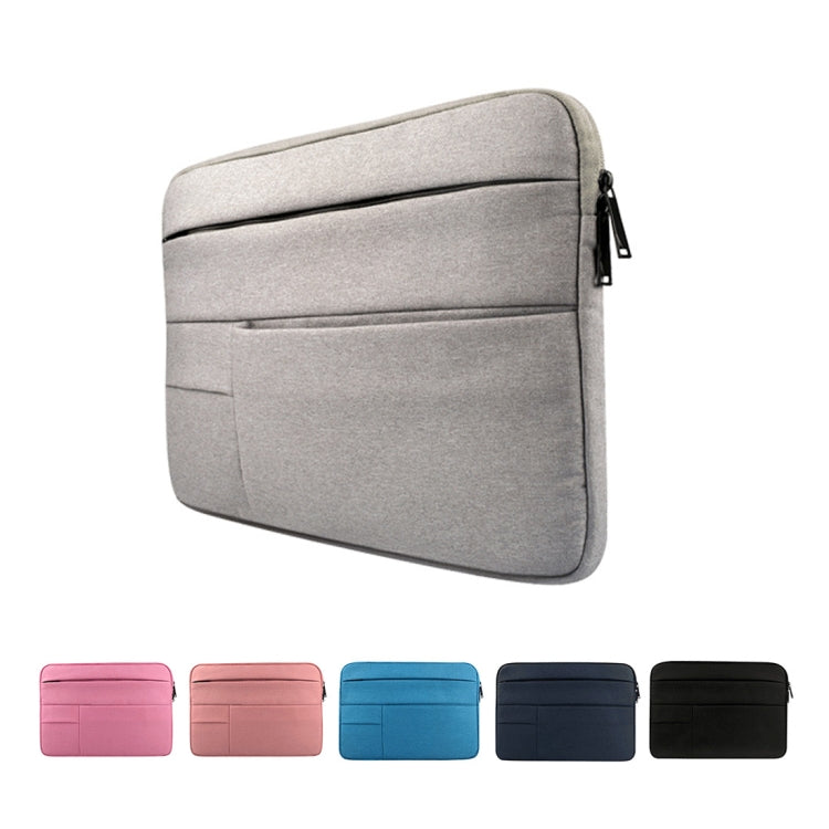 Universal Multiple Pockets Wearable Oxford Cloth Soft Portable Leisurely Laptop Tablet Bag, For 14 inch and Below Macbook, Samsung, Lenovo, Sony, DELL Alienware, CHUWI, ASUS, HP(navy) - 15 inch by PMC Jewellery | Online Shopping South Africa | PMC Jewellery | Buy Now Pay Later Mobicred
