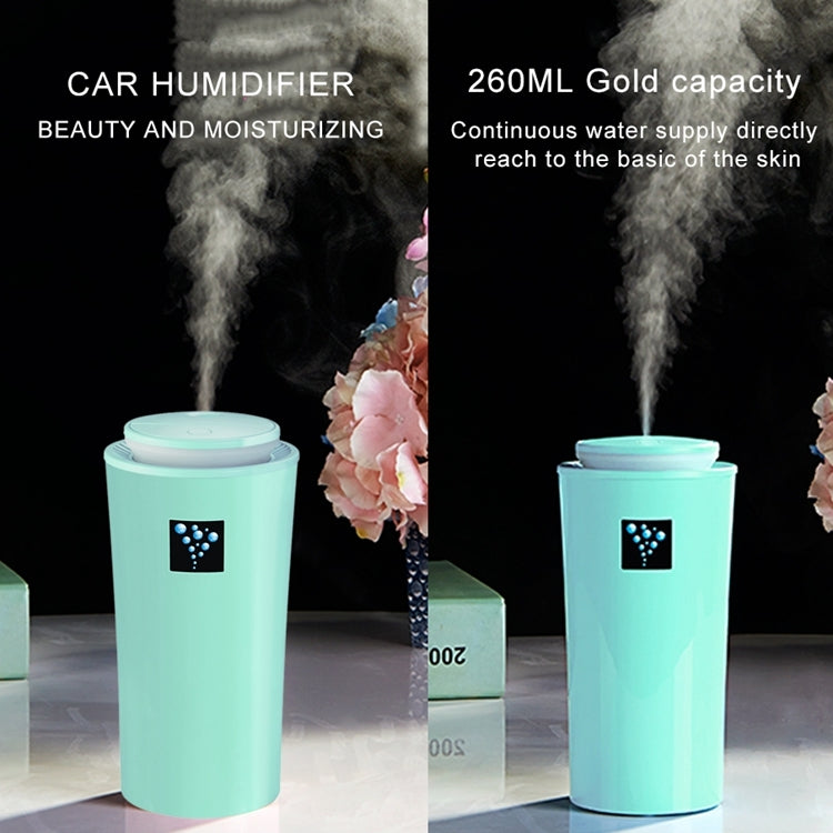 Small-3 2W Humidifier Moisture Meter Moisturizing Instrument with LED Night Light, Water Tank Capacity: 260ml(Blue) - Air Purifiers & Accessories by PMC TechLife | Online Shopping South Africa | PMC TechLife | Buy Now Pay Later Mobicred