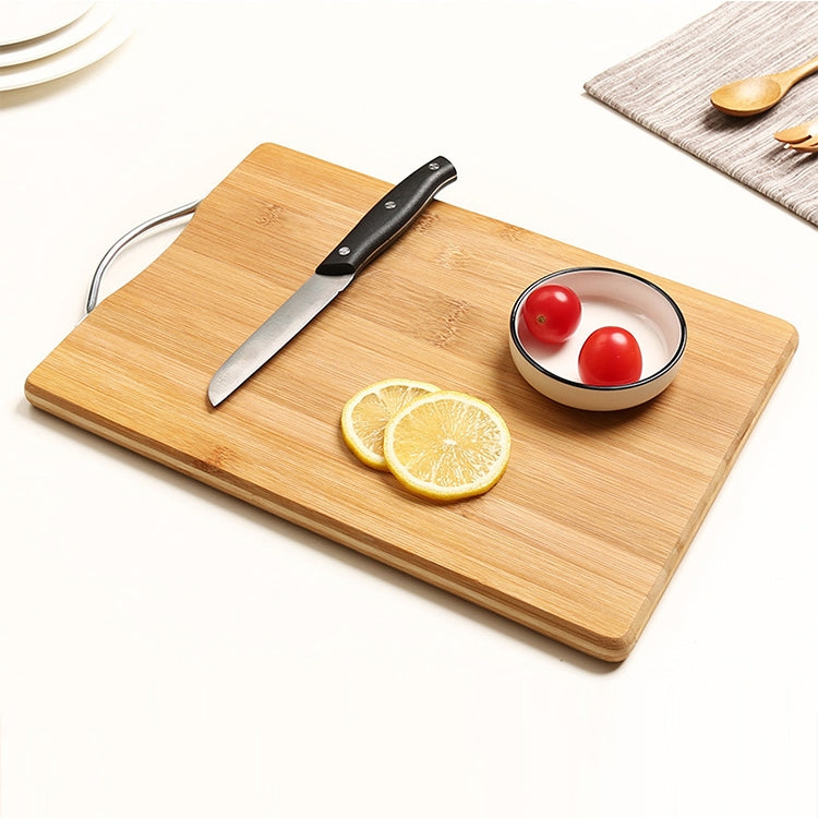 Kitchen Rectangular Bamboo Chopping Block Thickening Cutting Board,  Size: 34cm x 24cm - Cutting Boards by PMC TechLife | Online Shopping South Africa | PMC TechLife | Buy Now Pay Later Mobicred