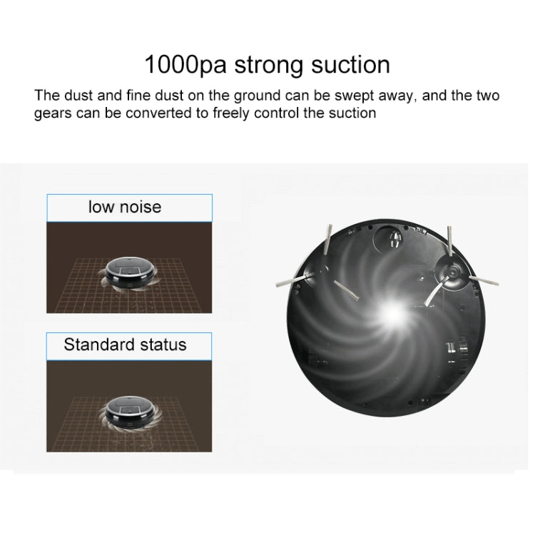 FD-3RSW(IIB)CS 1000Pa Large Suction Smart Household Vacuum Cleaner Clean Robot - Robot Vacuum Cleaner by PMC TechLife | Online Shopping South Africa | PMC TechLife | Buy Now Pay Later Mobicred