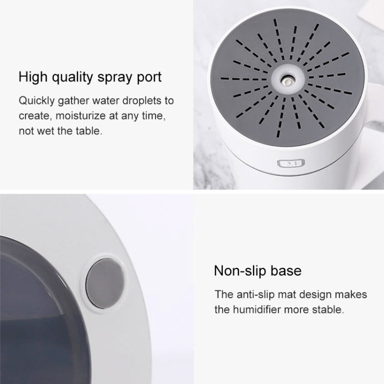 ML-S2 Water Cup Shape Intelligent Mute LED Night Light Atomized Humidifier Air humidification Machine(Pink) - free shipping - PMC TechLife - Order now!