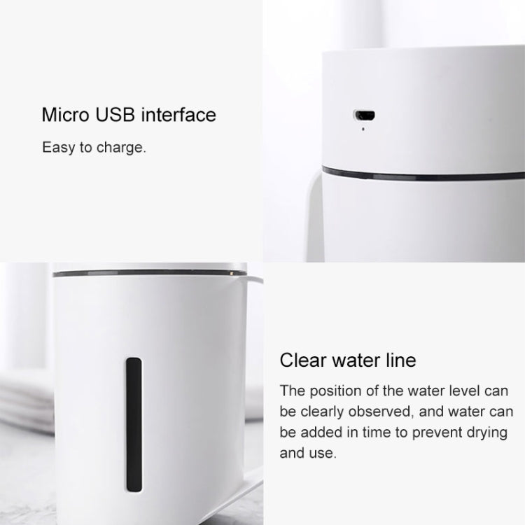 ML-S2 Water Cup Shape Intelligent Mute LED Night Light Atomized Humidifier Air humidification Machine(Pink) - free shipping - PMC TechLife - Order now!