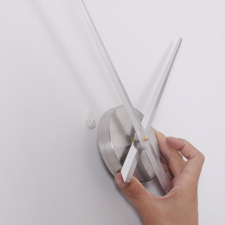 Creative 3D Mirror DIY Wall Sticker Clock, Size: 120*120cm(Silver) - DIY Clocks by PMc TechLife | Online Shopping South Africa | PMc TechLife | Buy Now Pay Later Mobicred