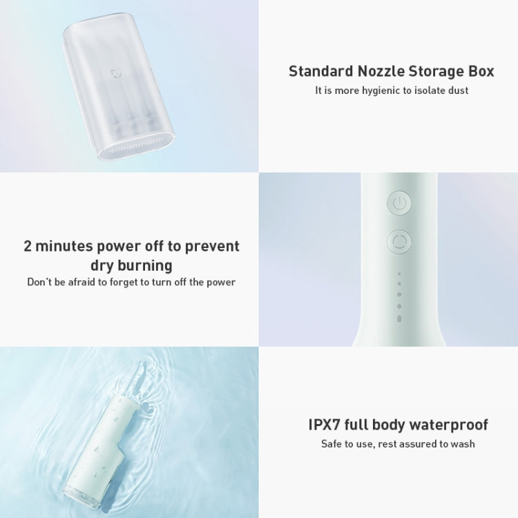 Original Xiaomi Mijia F300 Electric Pulse Oral Irrigator Tooth Cleaner, Capacity : 240mL (White) - Oral Irrigators by Xiaomi | Online Shopping South Africa | PMC Jewellery | Buy Now Pay Later Mobicred