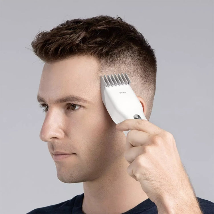 Original Xiaomi Enchen Boost Intelligent Fast Charging Electric Hair Trimmer Haircut Machine (White) - Hair Trimmer by Xiaomi | Online Shopping South Africa | PMC TechLife | Buy Now Pay Later Mobicred
