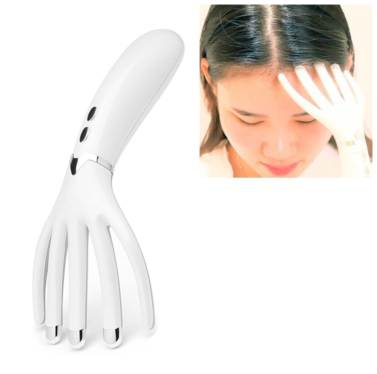 Mini Portable Rechargeable Multifunctional Head Massager Massage Comb (White) - free shipping - PMC TechLife - Order now!