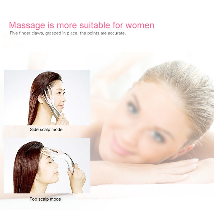 Mini Portable Rechargeable Multifunctional Head Massager Massage Comb (White) - free shipping - PMC TechLife - Order now!