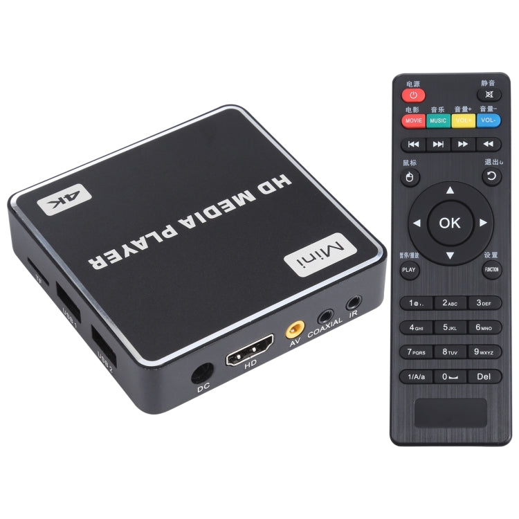 X5 UHD 4K Android 4.4.2 Media Player TV Box with Remote Control, RK3229 Quad Core up to 1.5GHz, RAM: 1GB, ROM: 8GB, Support WiFi, USB, HD Media Interface, TF Card, US Plug - Multimedia Player by PMC Jewellery | Online Shopping South Africa | PMC Jewellery | Buy Now Pay Later Mobicred