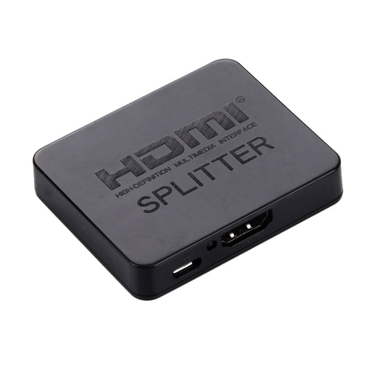 4K HDMI Splitter Full HD 1080p Video HDMI Switch Switcher 1x2 Split Out Amplifier Dual Display for HDTV DVD PS3 Xbox(Black) - Splitter by PMC Jewellery | Online Shopping South Africa | PMC Jewellery