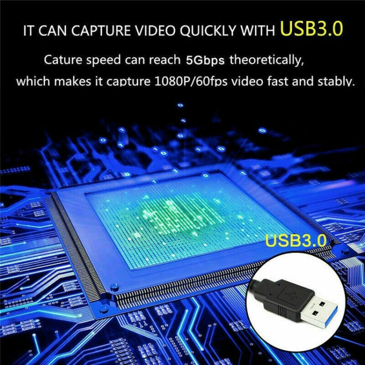 K004 HDMI to USB 3.0 UVC HD Video Capture (Black) - free shipping - PMC Jewellery - Order now!