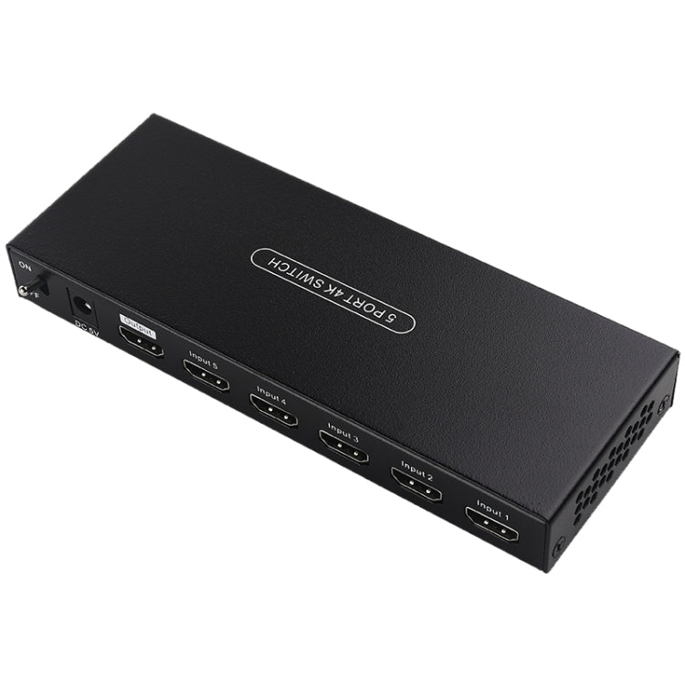 Measy SWH4651 4K 60Hz 5 In 1 Out HDMI Converter Switcher, Plug Type: EU Plug (Black) - Switch by Measy | Online Shopping South Africa | PMC Jewellery | Buy Now Pay Later Mobicred