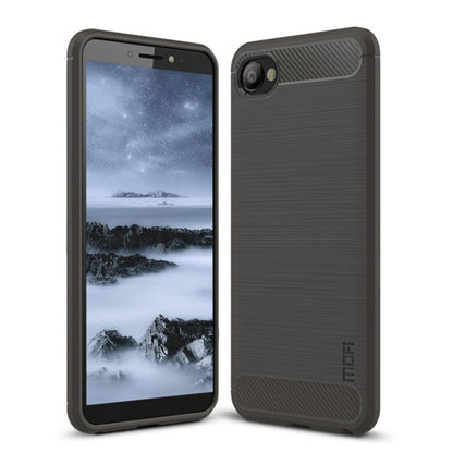 MOFI Brushed Texture Carbon Fiber Soft TPU Case for HTC Desire 12(Grey) - HTC by MOFI | Online Shopping South Africa | PMC Jewellery | Buy Now Pay Later Mobicred