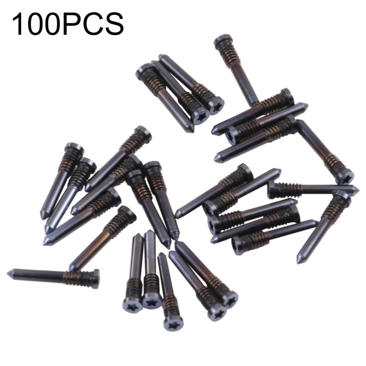100 PCS Charging Port Screws for iPhone 13 Pro Max (Black) - Others by PMc TechLife | Online Shopping South Africa | PMc TechLife | Buy Now Pay Later Mobicred