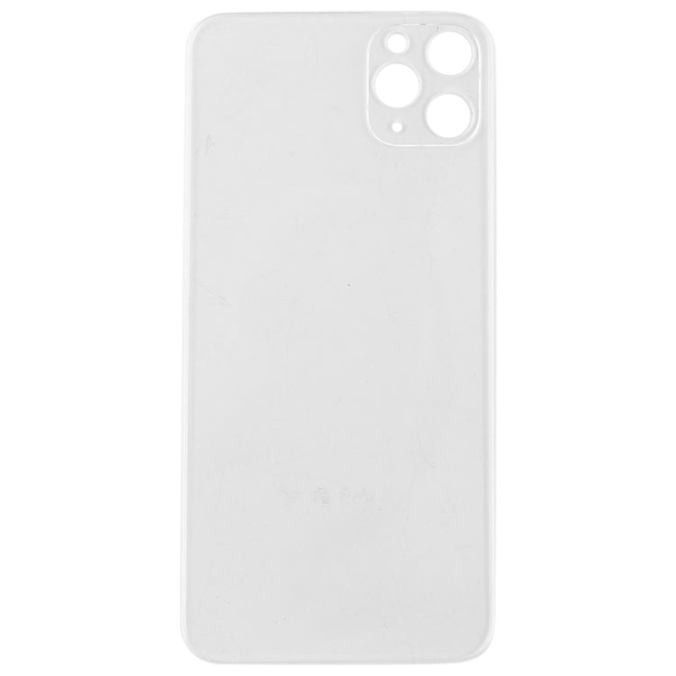 Transparent Frosted Glass Battery Back Cover for iPhone 11 Pro Max(Transparent) - Back Cover by PMC Jewellery | Online Shopping South Africa | PMC Jewellery | Buy Now Pay Later Mobicred