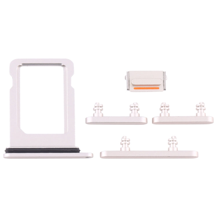 SIM Card Tray + Side Keys for iPhone 12 Mini(White) - Metal Parts by PMc TechLife | Online Shopping South Africa | PMc TechLife | Buy Now Pay Later Mobicred