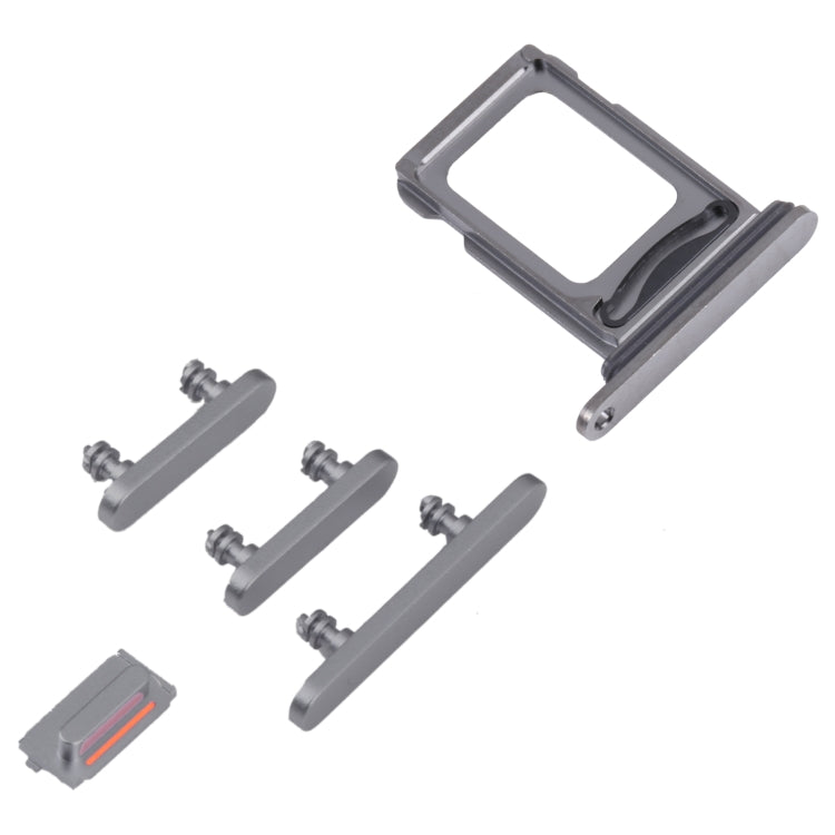 SIM Card Tray + SIM Card Tray + Side Keys for iPhone 14 Pro (Black) - Others by PMC TechLife | Online Shopping South Africa | PMC TechLife | Buy Now Pay Later Mobicred
