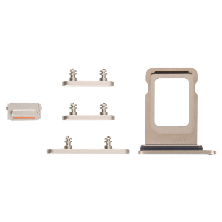 SIM Card Tray + SIM Card Tray + Side Keys for iPhone 14 Pro (Gold) - Others by PMC TechLife | Online Shopping South Africa | PMC TechLife | Buy Now Pay Later Mobicred