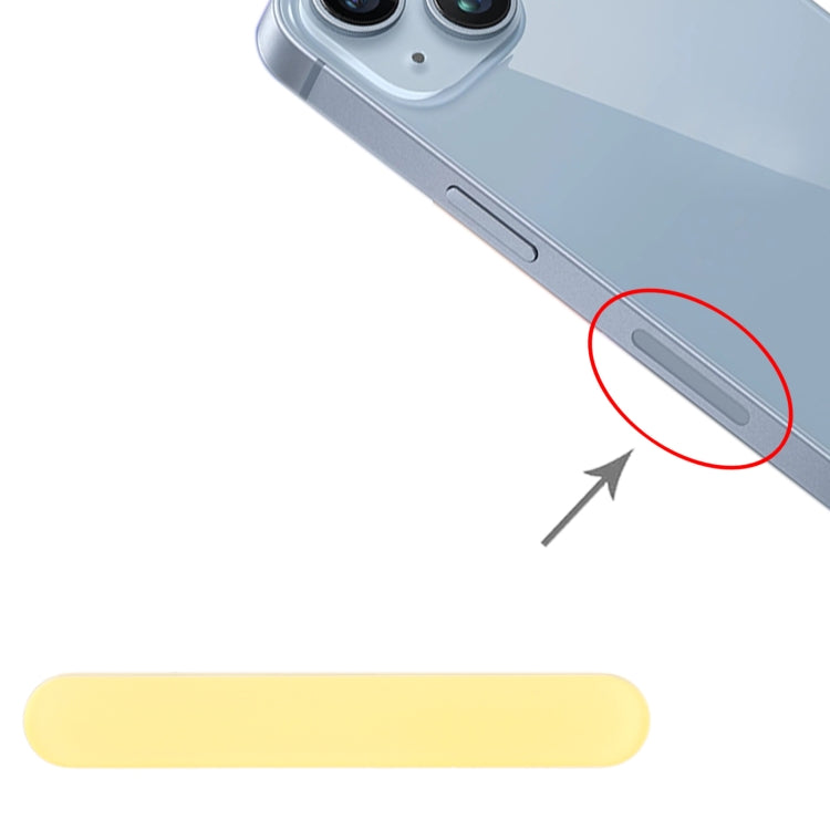 For iPhone 14 / 14 Plus US Edition 5G Signal Antenna Glass Plate (Yellow) - Others by PMc TechLife | Online Shopping South Africa | PMc TechLife | Buy Now Pay Later Mobicred