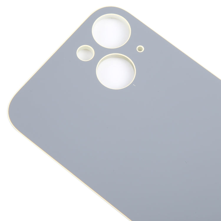 For iPhone 15 Easy Replacement Big Camera Hole Glass Back Battery Cover(Yellow) - Back Cover by PMC TechLife | Online Shopping South Africa | PMC TechLife | Buy Now Pay Later Mobicred