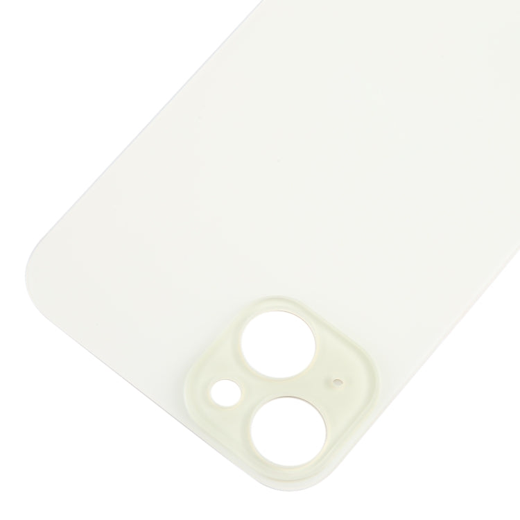 For iPhone 15 Plus Easy Replacement Big Camera Hole Glass Back Battery Cover(Yellow) - Back Cover by PMC TechLife | Online Shopping South Africa | PMC TechLife | Buy Now Pay Later Mobicred