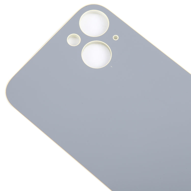 For iPhone 15 Plus Easy Replacement Big Camera Hole Glass Back Battery Cover(Yellow) - Back Cover by PMC TechLife | Online Shopping South Africa | PMC TechLife | Buy Now Pay Later Mobicred