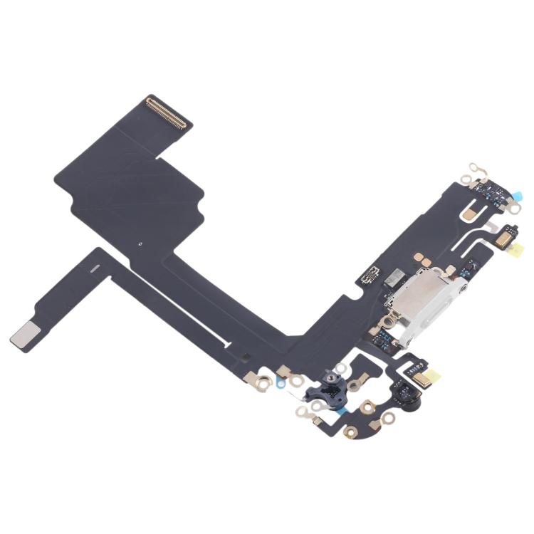 For iPhone 15 Pro Charging Port Flex Cable (White) - Flex Cable by PMC TechLife | Online Shopping South Africa | PMC TechLife | Buy Now Pay Later Mobicred