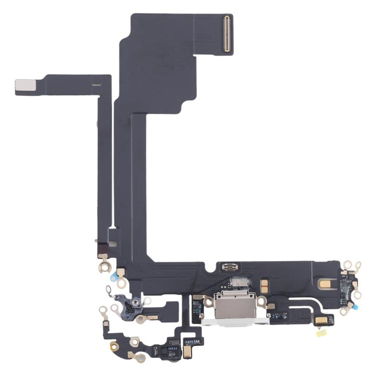 For iPhone 15 Pro Max Charging Port Flex Cable (White) - Flex Cable by PMC TechLife | Online Shopping South Africa | PMC TechLife | Buy Now Pay Later Mobicred