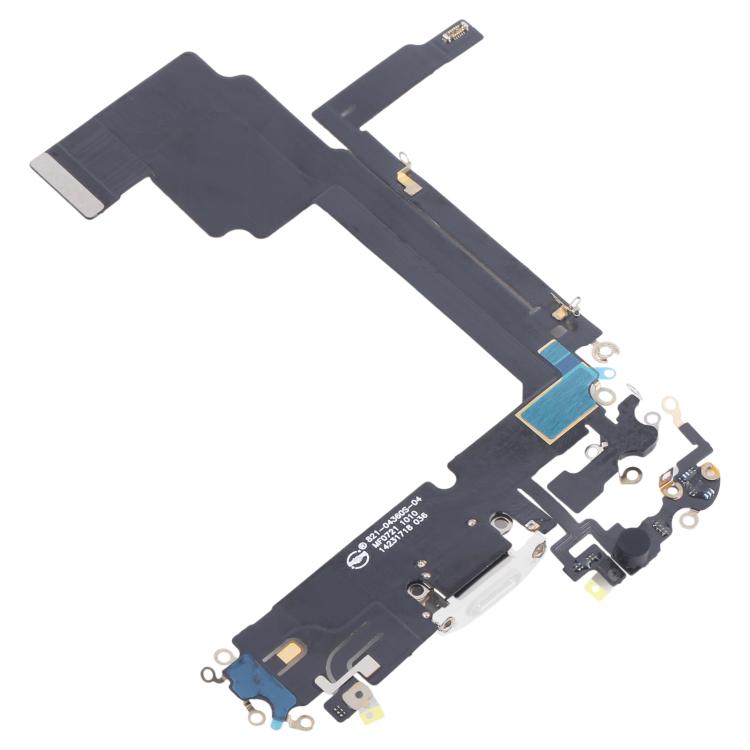 For iPhone 15 Pro Max Charging Port Flex Cable (White) - Flex Cable by PMC TechLife | Online Shopping South Africa | PMC TechLife | Buy Now Pay Later Mobicred