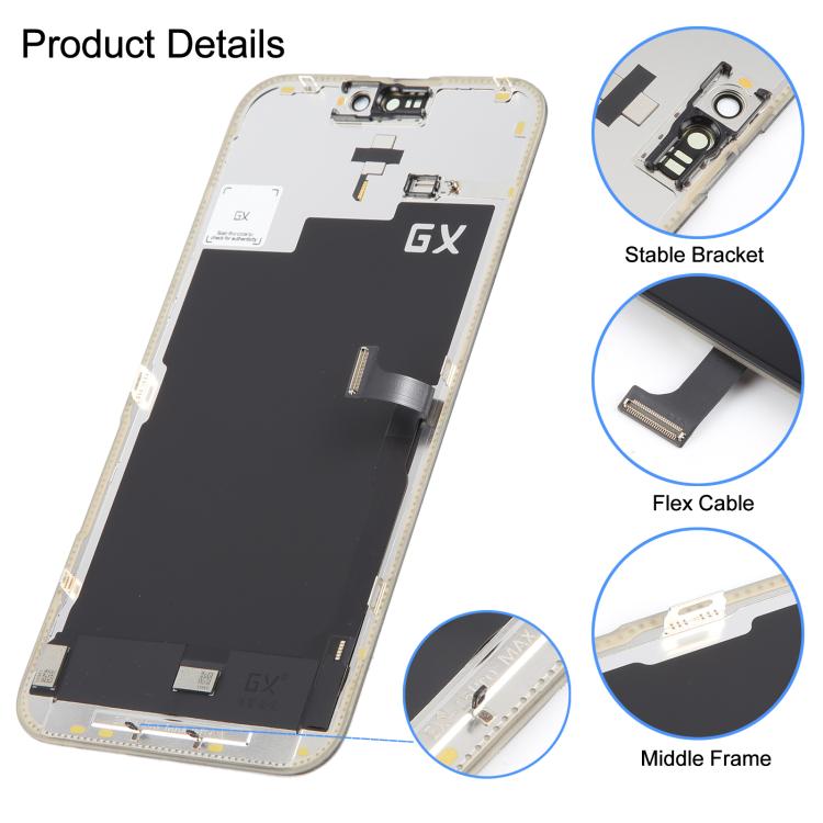 GX Soft OLED Screen For iPhone 15 Pro Max - free shipping - PMC TechLife - Order now!
