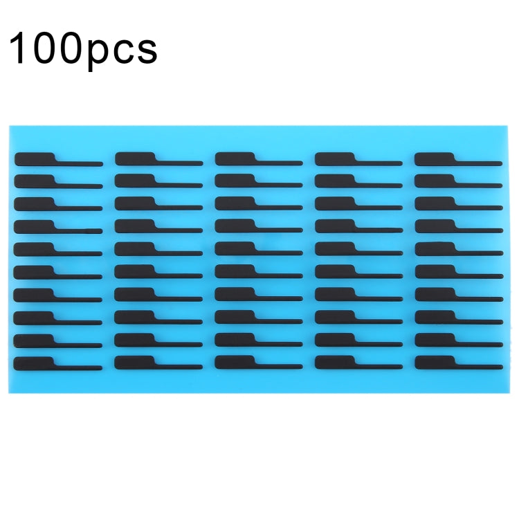 For iPhone 15 Pro Max 100pcs/set LCD Bottom Black Adhesive Sticker(01) - LCD Related Parts by PMC TechLife | Online Shopping South Africa | PMC TechLife