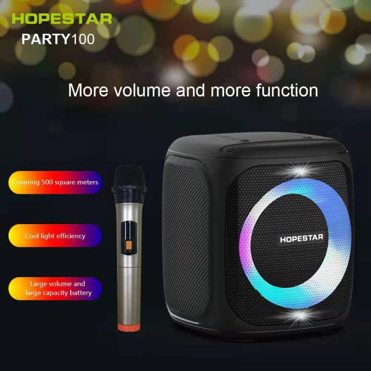 HOPESTAR Party100 Bluetooth 5.0 Portable Waterproof Wireless Bluetooth Speaker with Mobile Charging Function (Blue) - free shipping - PMC Jewellery - Order now!