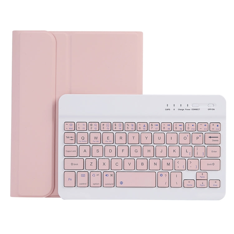 C06B Ultra-thin Candy Colors Bluetooth Keyboard Tablet Case for iPad mini 6, with Stand & Pen Slot (Pink) - For iPad mini by PMC TechLife | Online Shopping South Africa | PMC TechLife