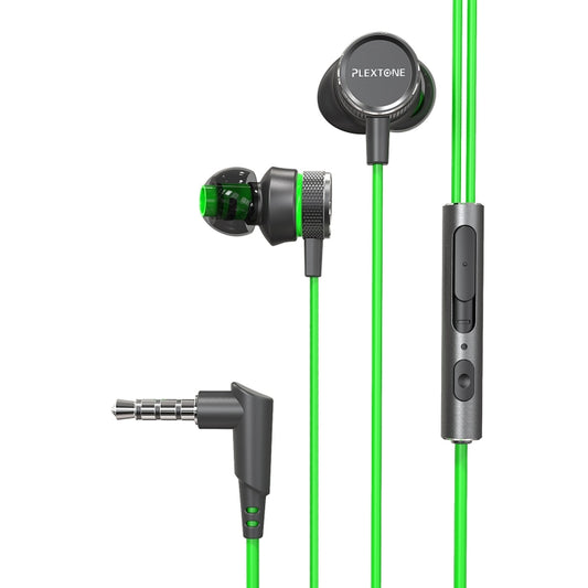 PLEXTONE G15 3.5mm Gaming Headset In-ear Wired Magnetic Stereo With Mic(Green) - In Ear Wired Earphone by PLEXTONE | Online Shopping South Africa | PMC Jewellery | Buy Now Pay Later Mobicred