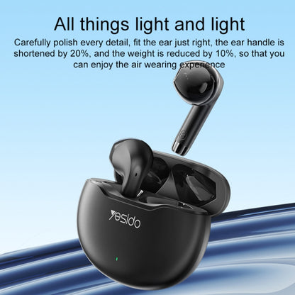 Yesido TWS21 Bluetooth 5.3 TWS Wireless Bluetooth Earphone (White) - TWS Earphone by Yesido | Online Shopping South Africa | PMC Jewellery | Buy Now Pay Later Mobicred