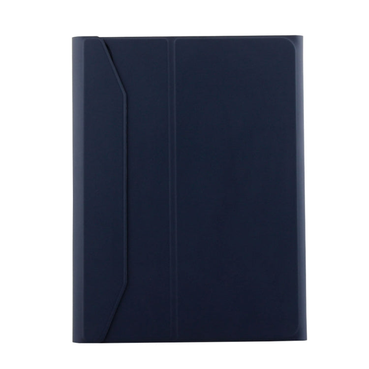 1130B Detachable Bluetooth 3.0 ABS Brushed Texture Keyboard + Lambskin Texture Leather Tablet Case for iPad Pro 11 inch (2018), with Three-gear Adjustment / Magnetic / Sleep Function(Blue) - For iPad Pro by PMC TechLife | Online Shopping South Africa | PMC TechLife