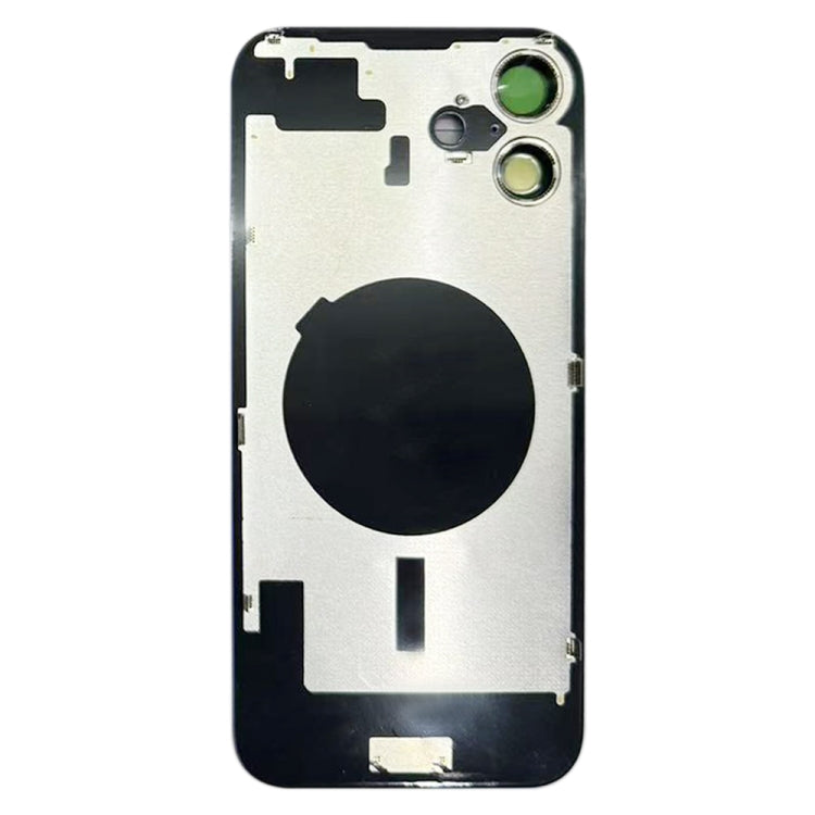 For iPhone 16 Plus Battery Back Cover with Camera Lens Cover(Black) -  by PMC TechLife | Online Shopping South Africa | PMC TechLife | Buy Now Pay Later Mobicred