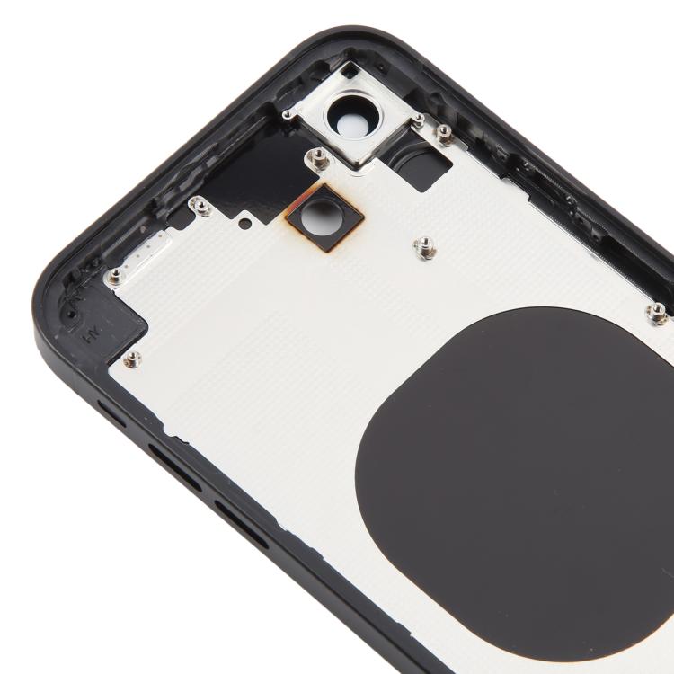 Back Cover with Appearance Imitation of iP16 for iPhone XR(Black) - Back Cover by PMC TechLife | Online Shopping South Africa | PMC TechLife | Buy Now Pay Later Mobicred
